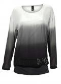 Tunika + Top grau-creme