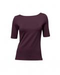 U-Boot-Stretchshirt pflaume