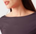 U-Boot-Stretchshirt pflaume