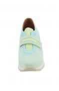 Veloursleder-Sneaker mint-türkis
