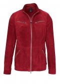 Velourslederjacke rot