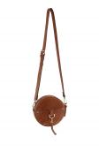 Veloursledertasche cognac