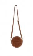 Veloursledertasche cognac