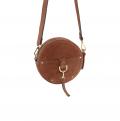 Veloursledertasche cognac