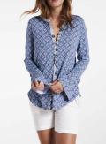 Volantshirt marine-blau