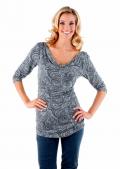 Wasserfallshirt grau
