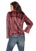 Webpelzjacke bordeaux