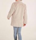 Webpelzjacke creme