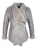 Webpelzjacke grau