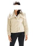 Webpelzjacke sand Gr. 40