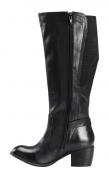 Weitschaft-Stiefel schwarz