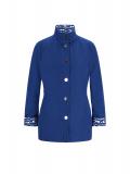 Wendejacke mit leichter Wattierung royalblau-weiß