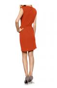 Wickelkleid orange