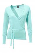 Wickelpullover aqua