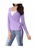 Wickelpullover flieder