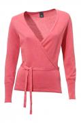 Wickelpullover koralle