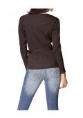Wickelpullover schokobraun