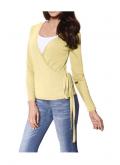 Wickelpullover vanille