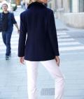 Wolljacke dunkelblau