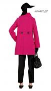 Wollmantel pink