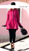 Wollmantel pink