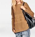 Wollpullover camel