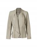 Ziegen-Nappaleder-Jacke sesam
